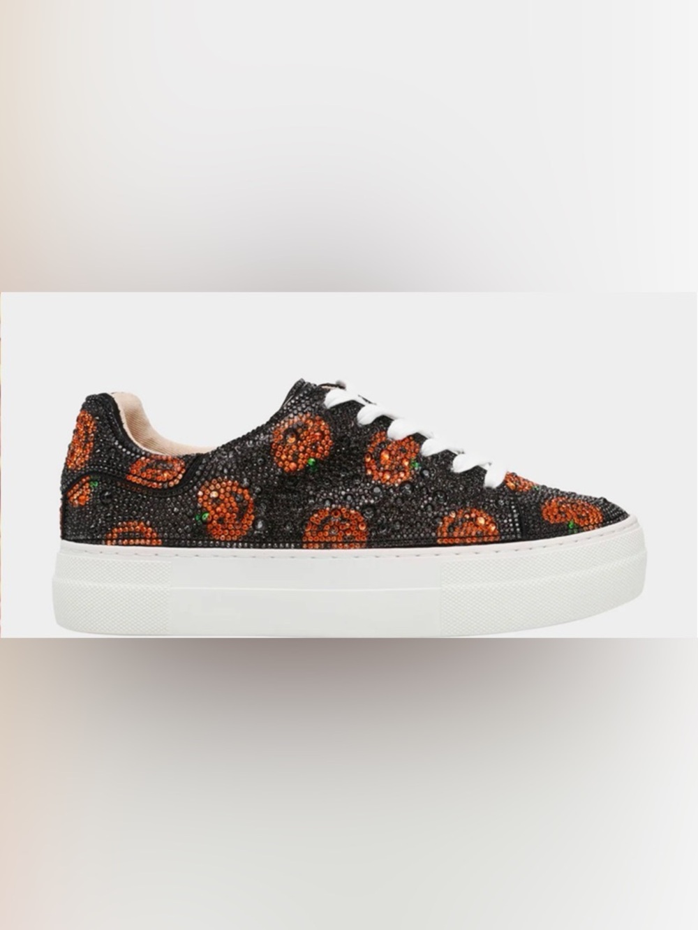 NIB Betsey Johnson Sidny Pumpkin Sneakers - Picture 4 of 12
